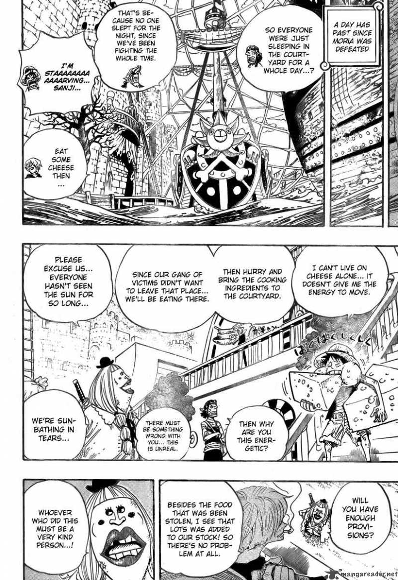 One Piece Chapter 486 - Page 4 in English