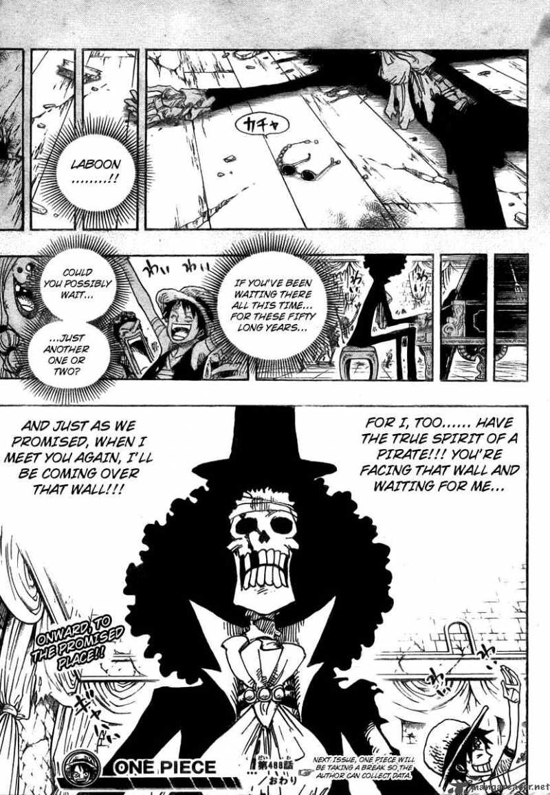 One Piece Chapter 488 - Page 20 in English