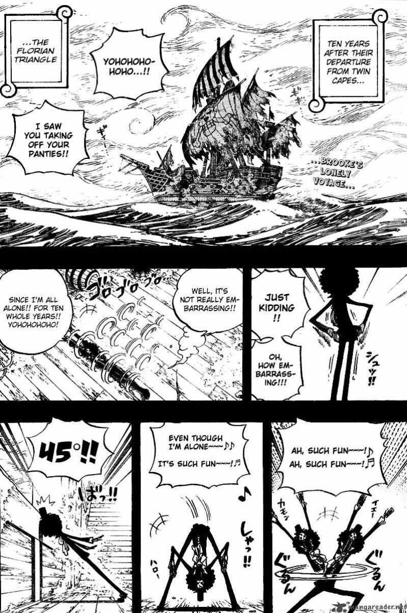 One Piece Chapter 488 - Page 3 in English