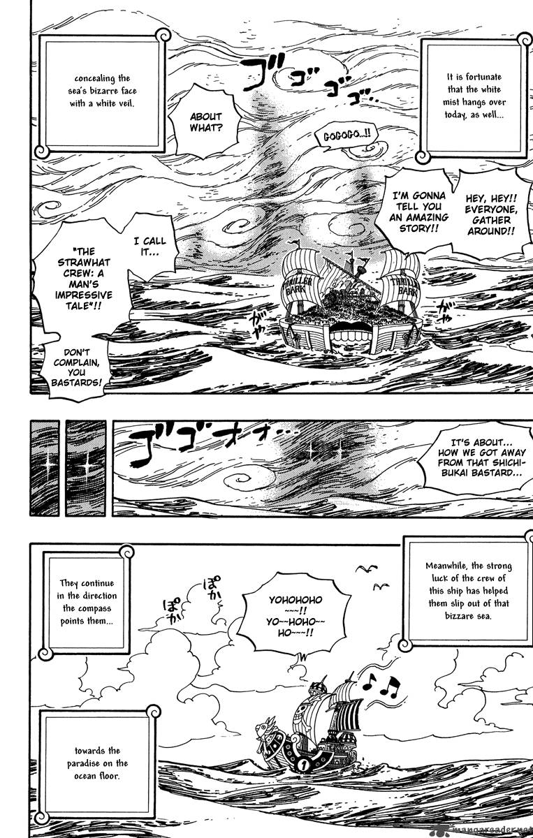 One Piece Chapter 490 - Page 4 in English