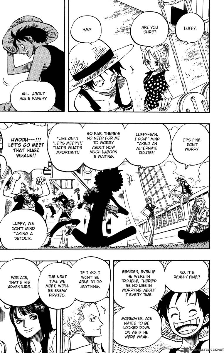 One Piece Chapter 490 - Page 5 in English