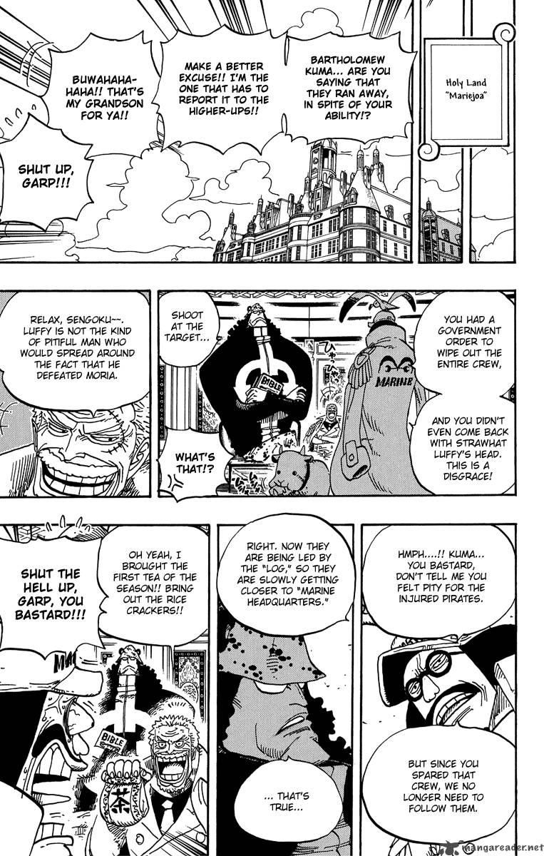 One Piece Chapter 490 - Page 7 in English