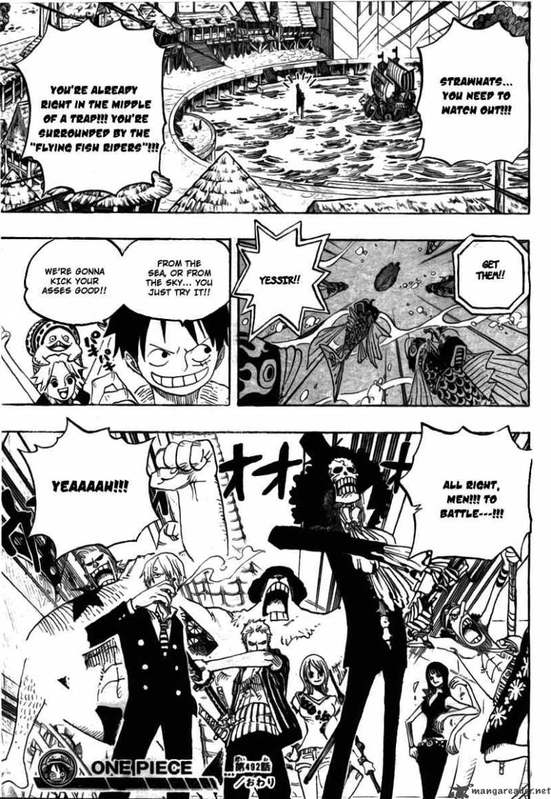 One Piece Chapter 492 - Page 20 in English