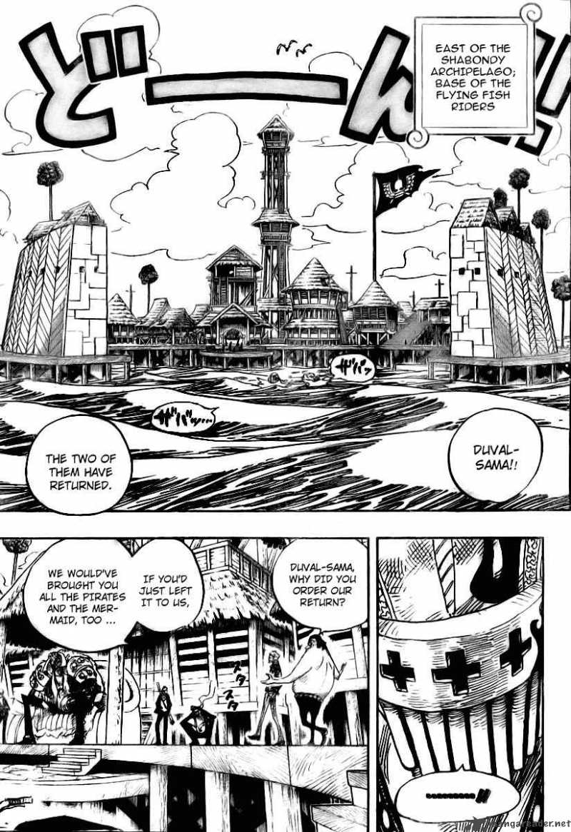 One Piece Chapter 492 - Page 4 in English