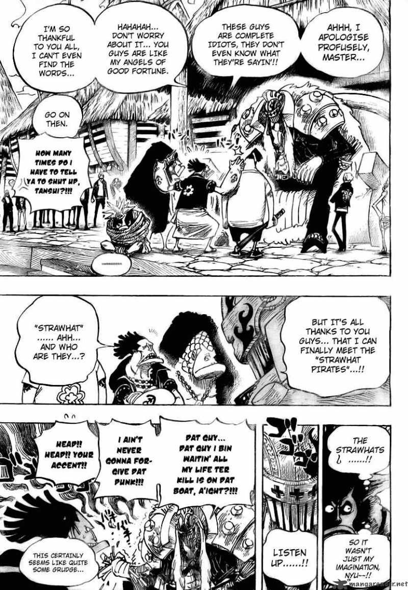 One Piece Chapter 492 - Page 8 in English