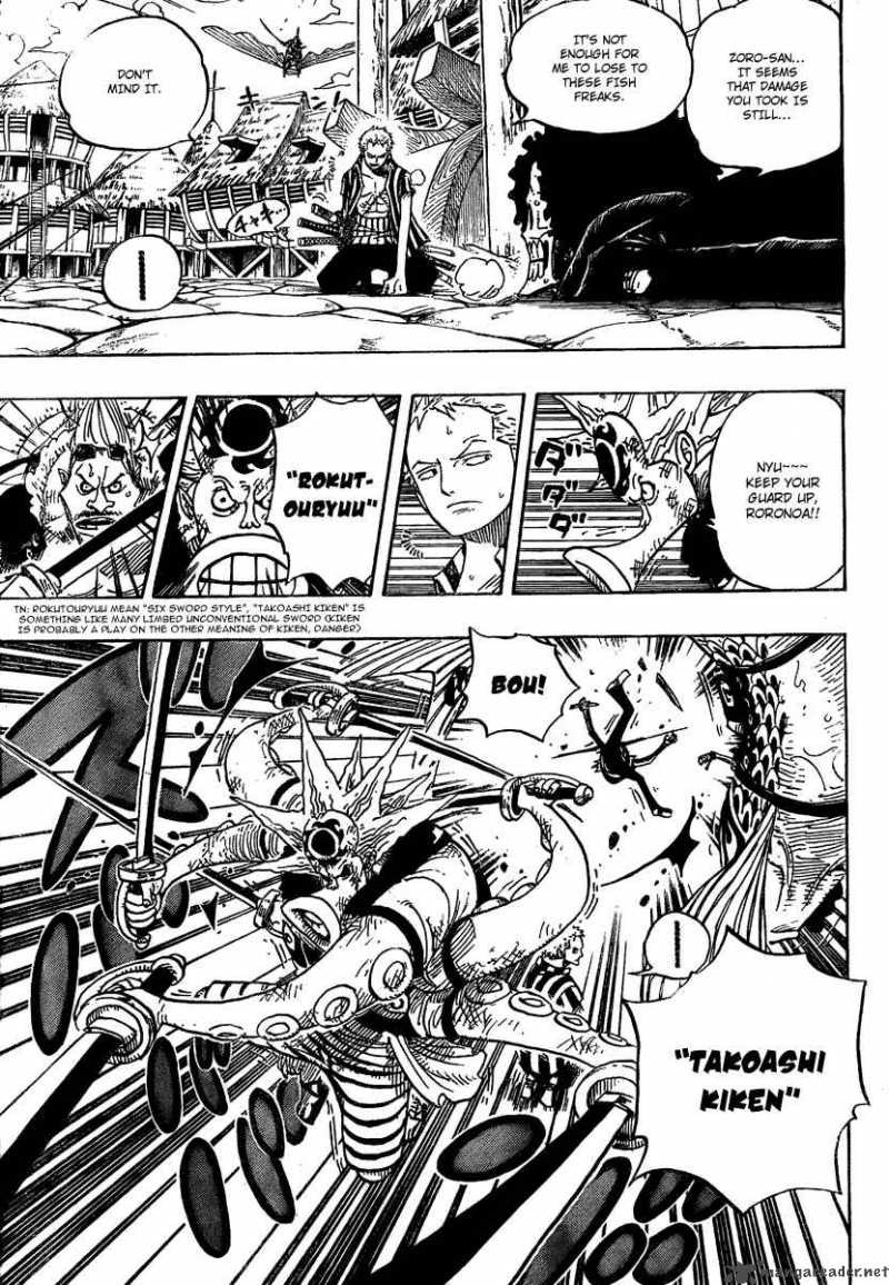 One Piece Chapter 494 - Page 4 in English