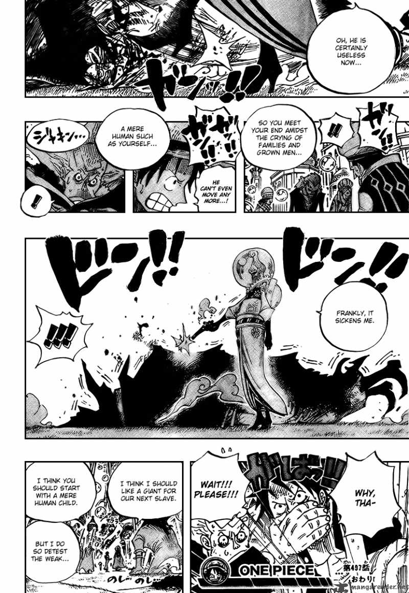 One Piece Chapter 497 - Page 18 in English