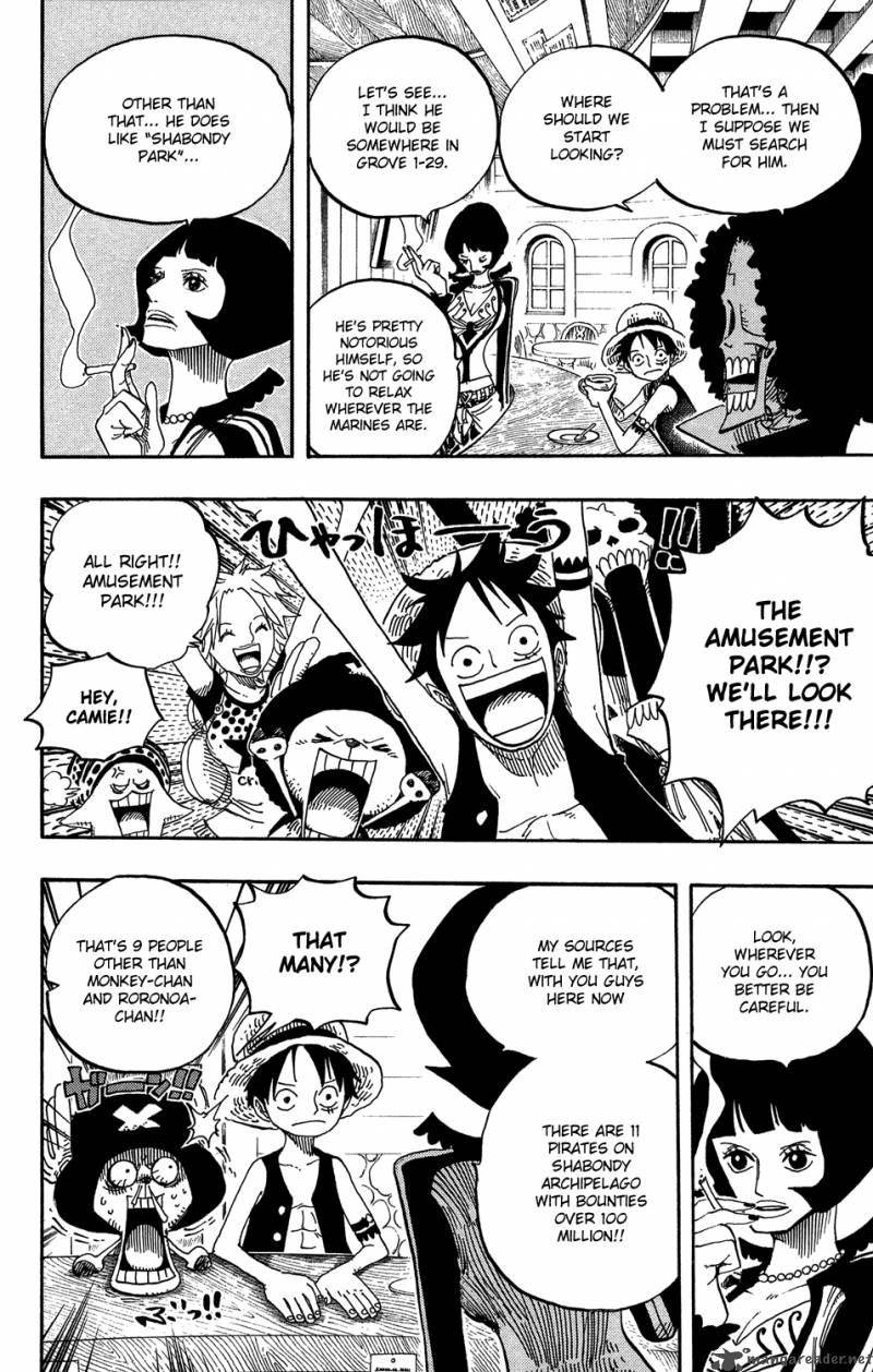 One Piece Chapter 498 - Page 10 in English