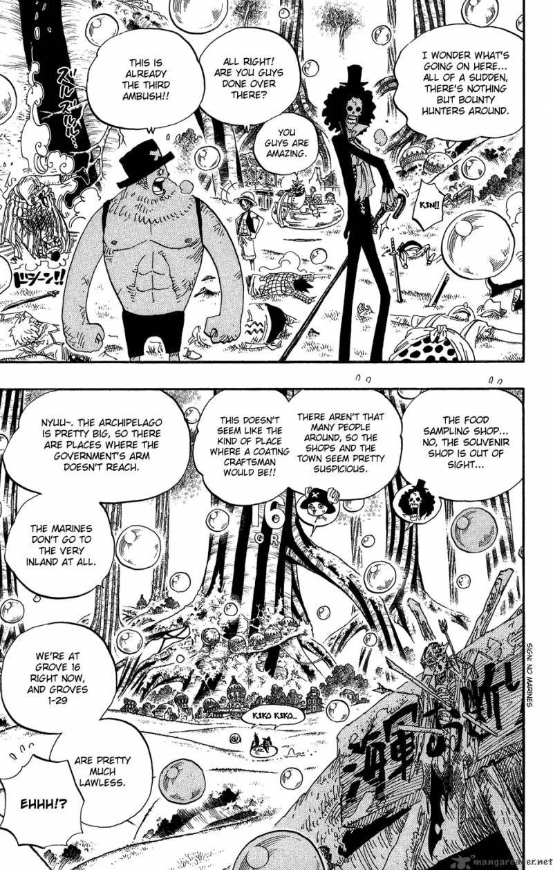One Piece Chapter 498 - Page 3 in English