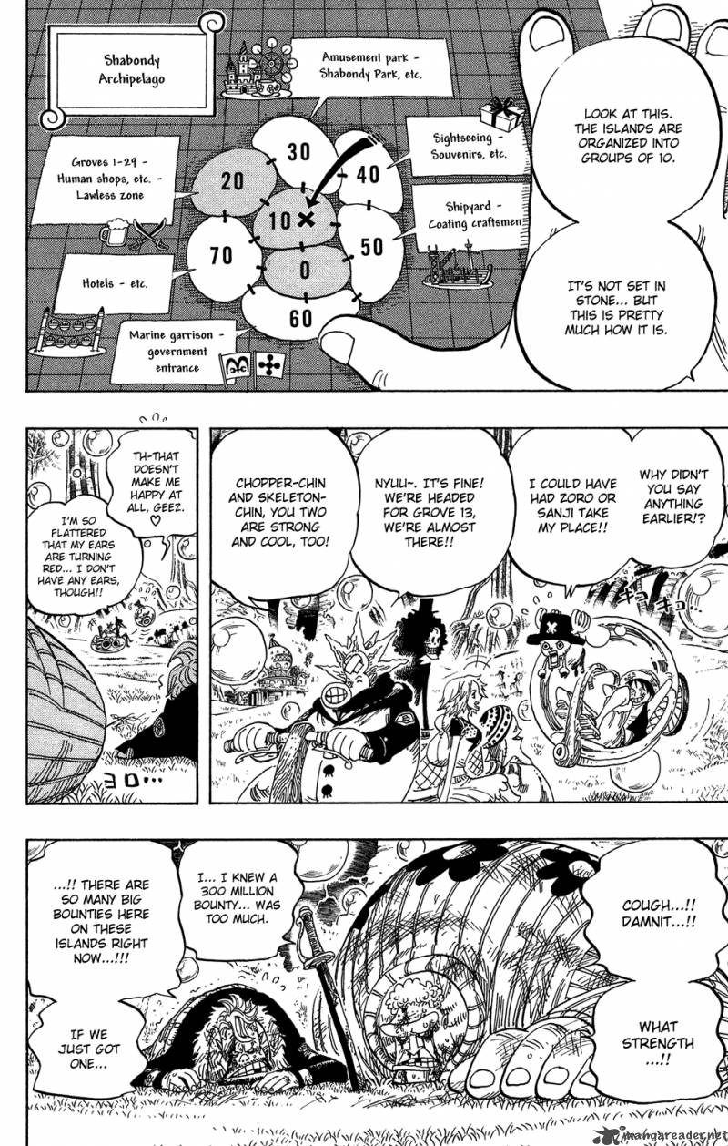 One Piece Chapter 498 - Page 4 in English
