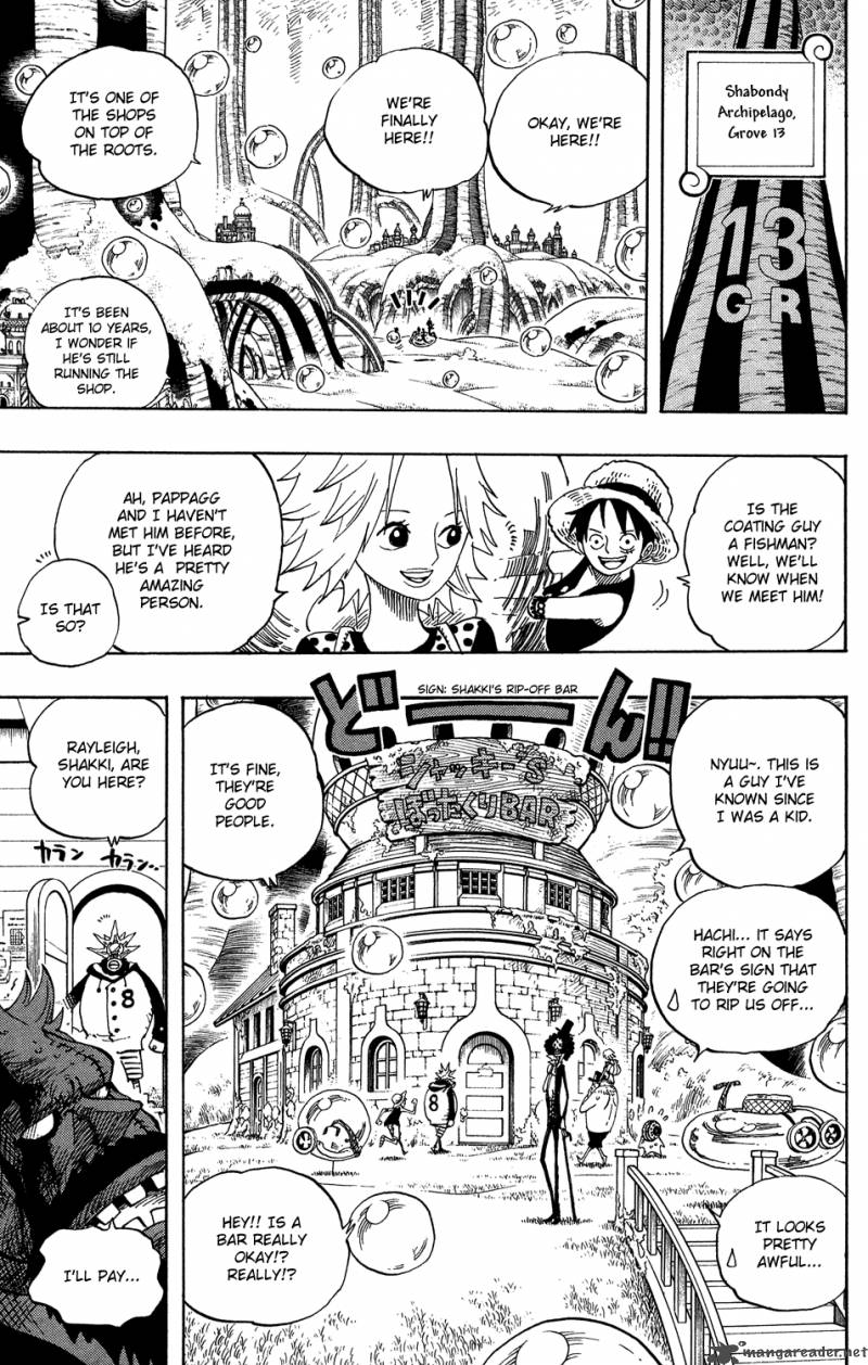 One Piece Chapter 498 - Page 5 in English