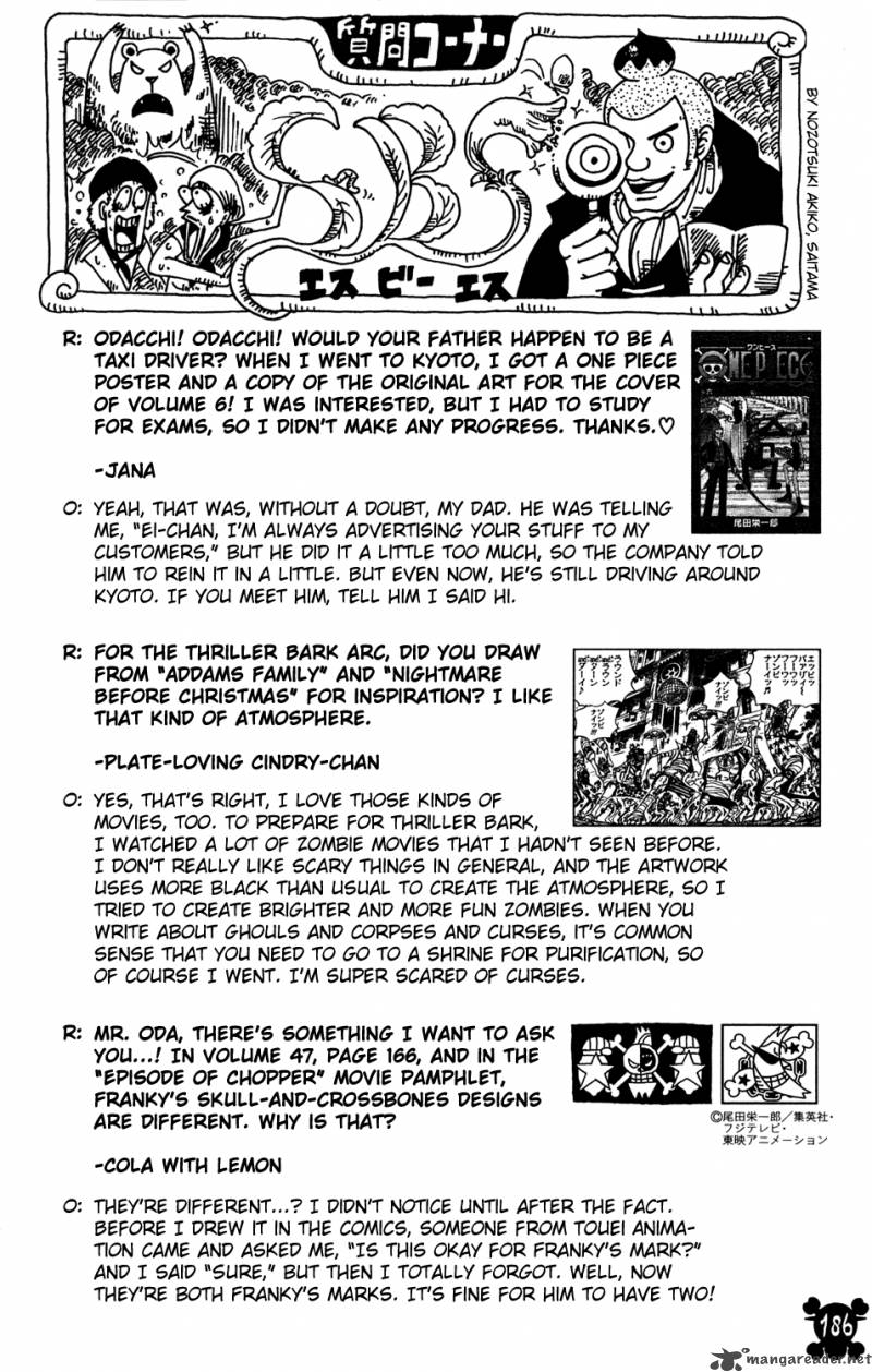 One Piece Chapter 500 - Page 20 in English