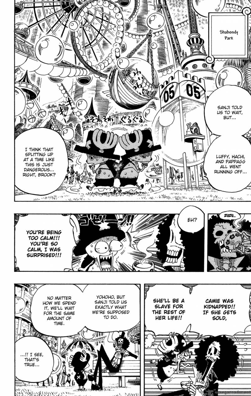 One Piece Chapter 500 - Page 4 in English