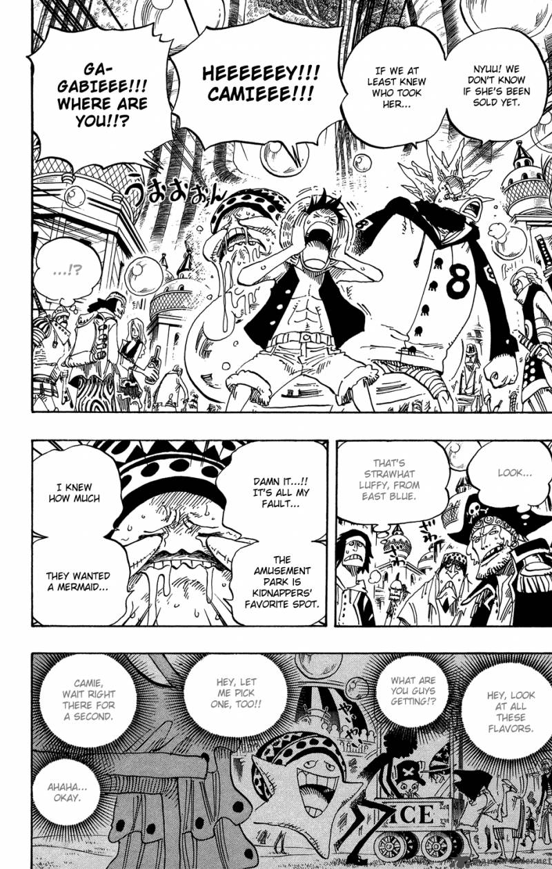 One Piece Chapter 500 - Page 8 in English