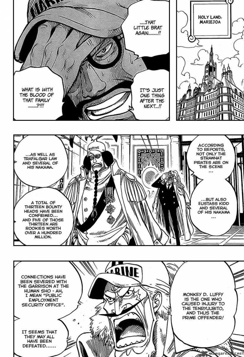One Piece Chapter 504 - Page 4 in English