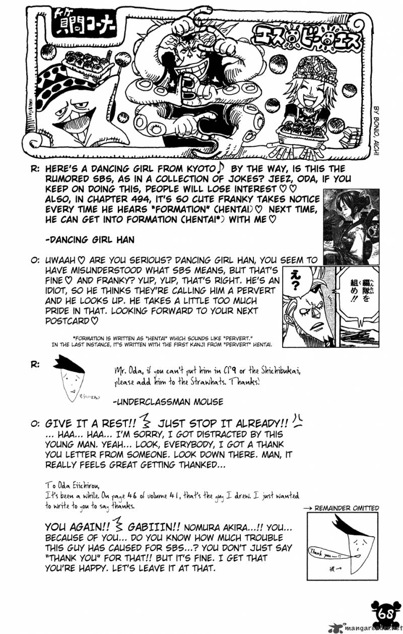 One Piece Chapter 505 - Page 19 in English