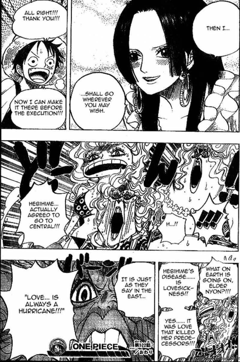 One Piece Chapter 522 - Page 21 in English