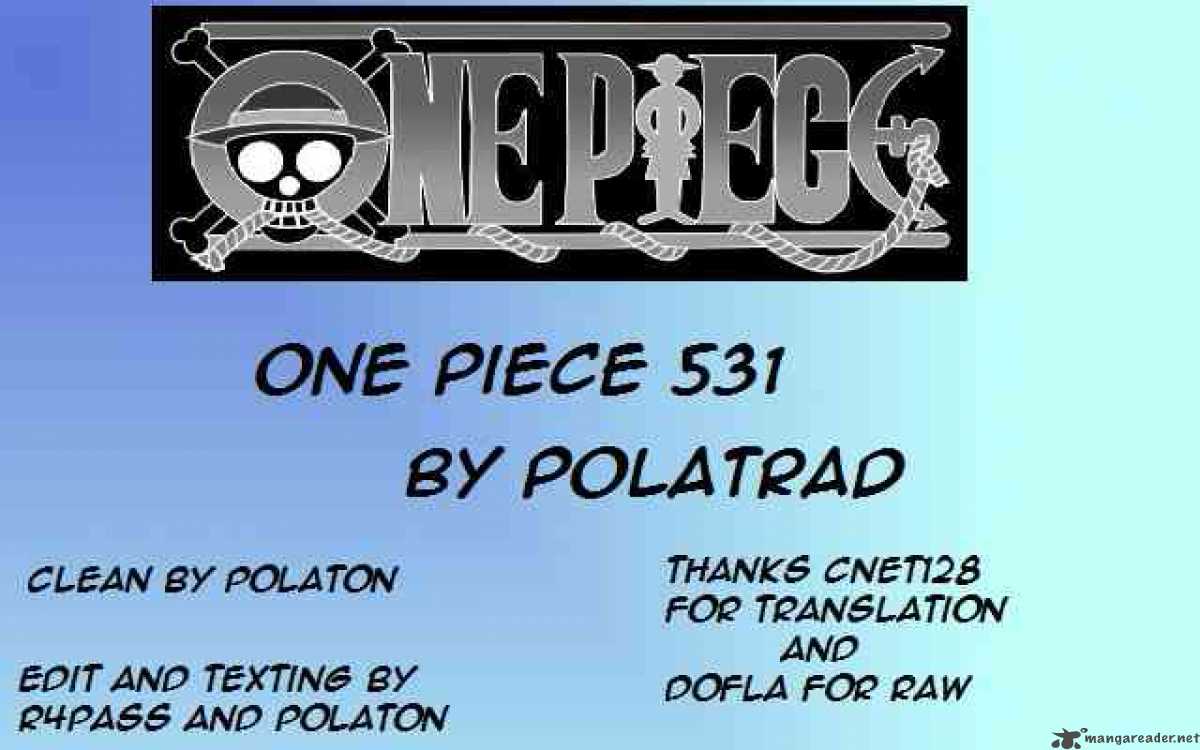 One Piece Chapter 531 - Page 18 in English