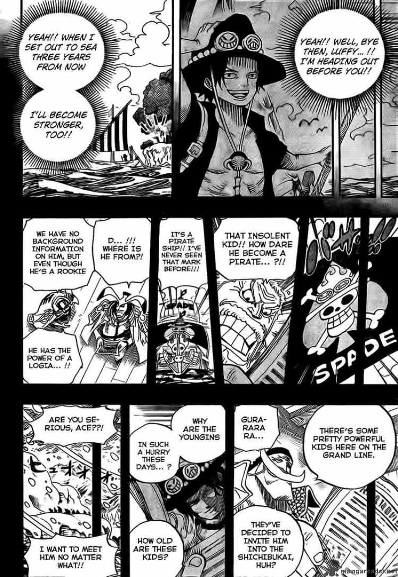 One Piece Chapter 552 - Page 4 in English