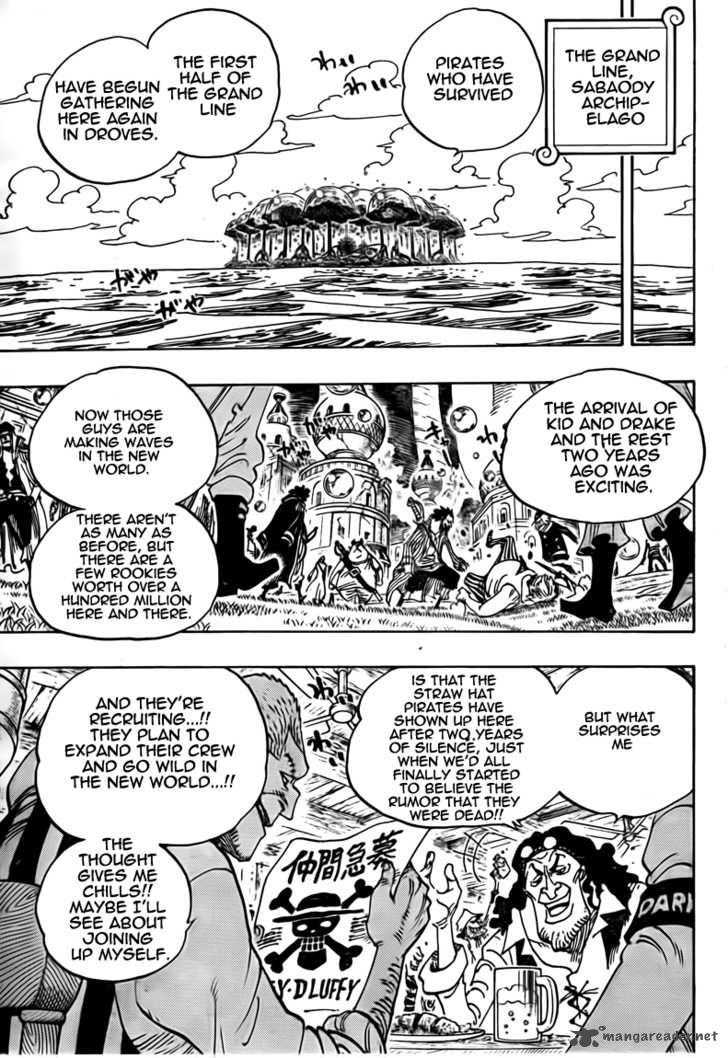 One Piece Chapter 598 - Page 5 in English