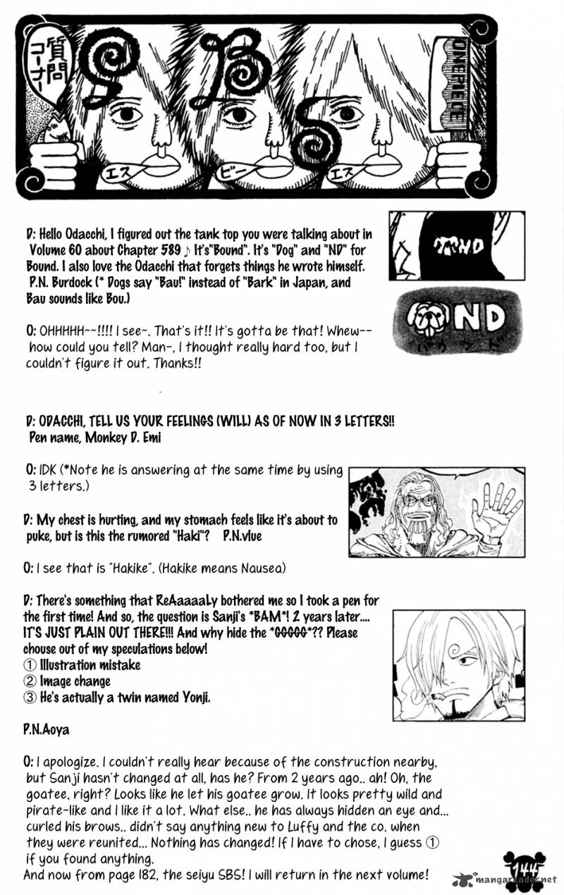 One Piece Chapter 600 - Page 19 in English