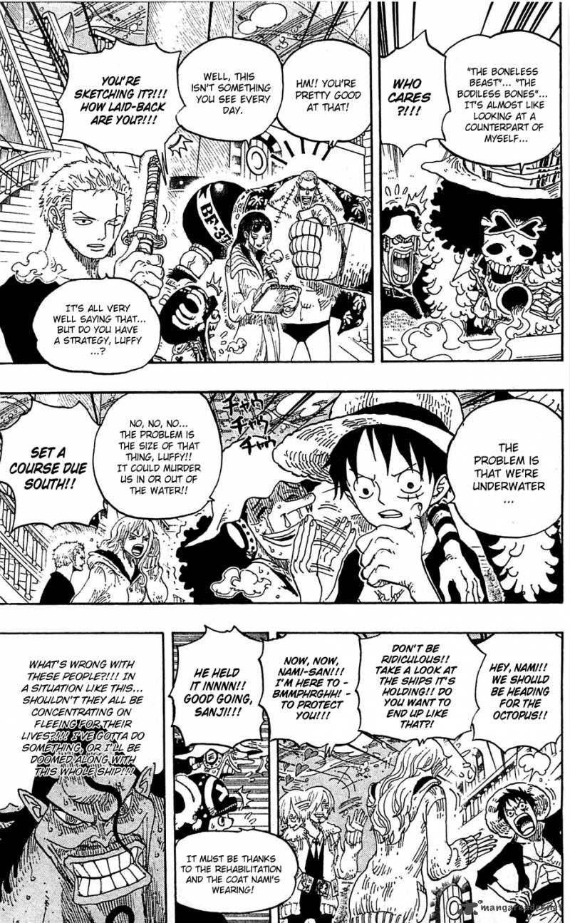 One Piece Chapter 605 - Page 3 in English