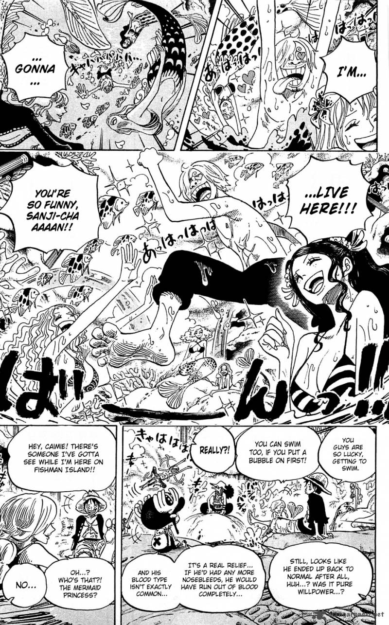 One Piece Chapter 609 - Page 4 in English