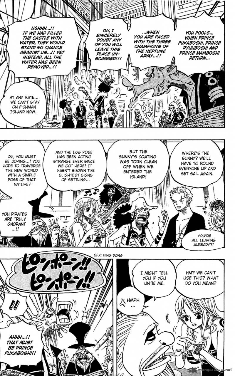 One Piece Chapter 614 - Page 4 in English