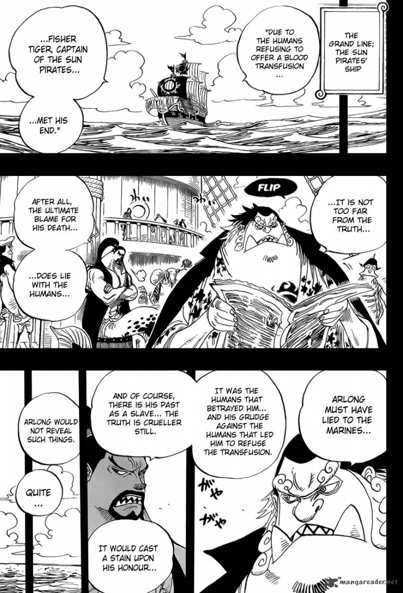 One Piece Chapter 624 - Page 3 in English