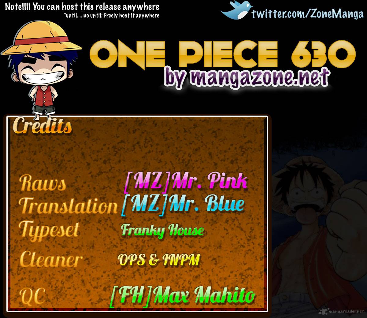 One Piece Chapter 630 - Page 19 in English