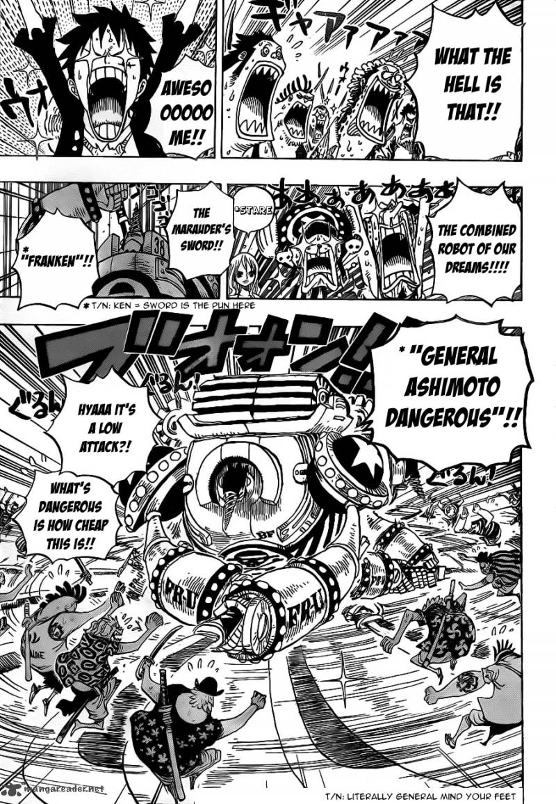 One Piece Chapter 636 - Page 6 in English
