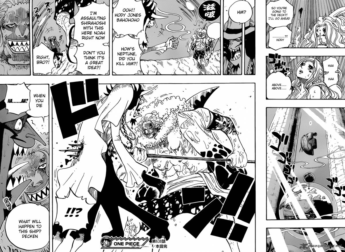 One Piece Chapter 638 - Page 17 in English