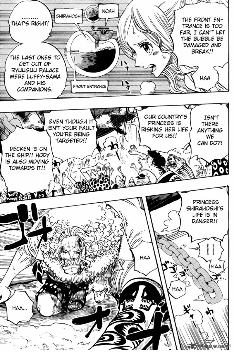 One Piece Chapter 638 - Page 3 in English