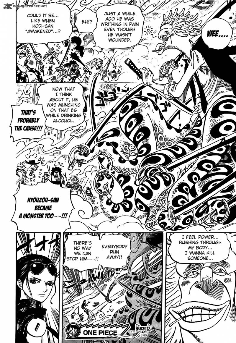 One Piece Chapter 639 - Page 17 in English