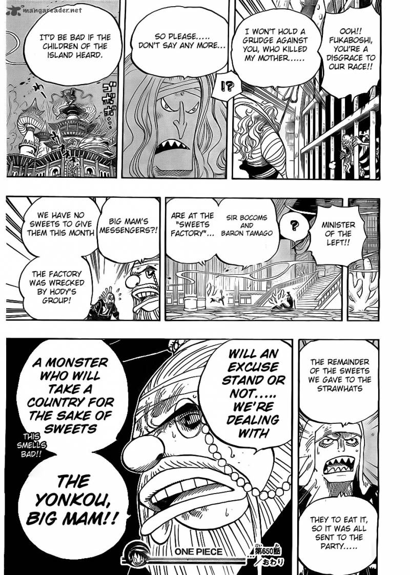 One Piece Chapter 650 - Page 17 in English