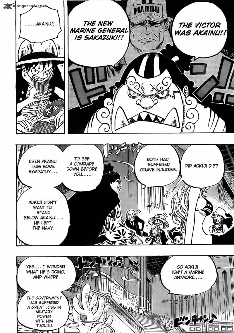 One Piece Chapter 650 - Page 6 in English