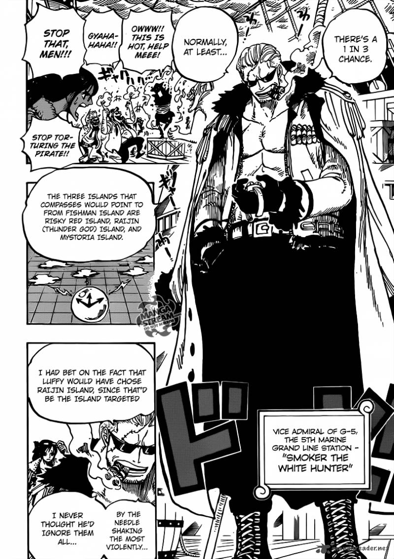 One Piece Chapter 655 - Page 8 in English