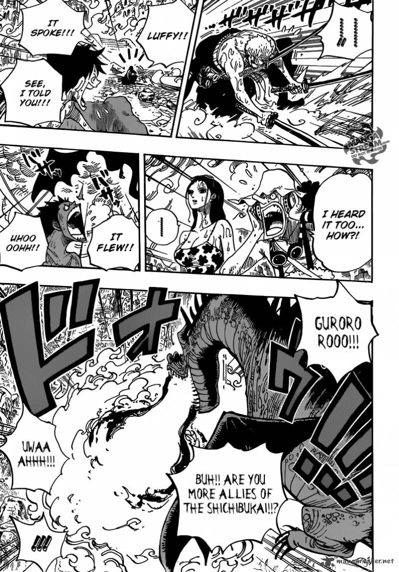 One Piece Chapter 656 - Page 9 in English