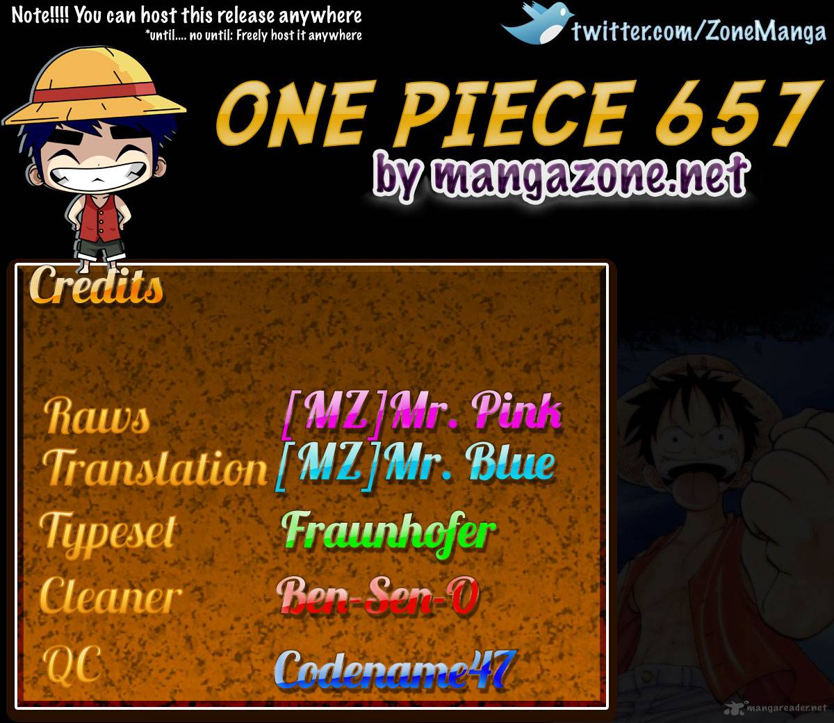 One Piece Chapter 657 - Page 18 in English