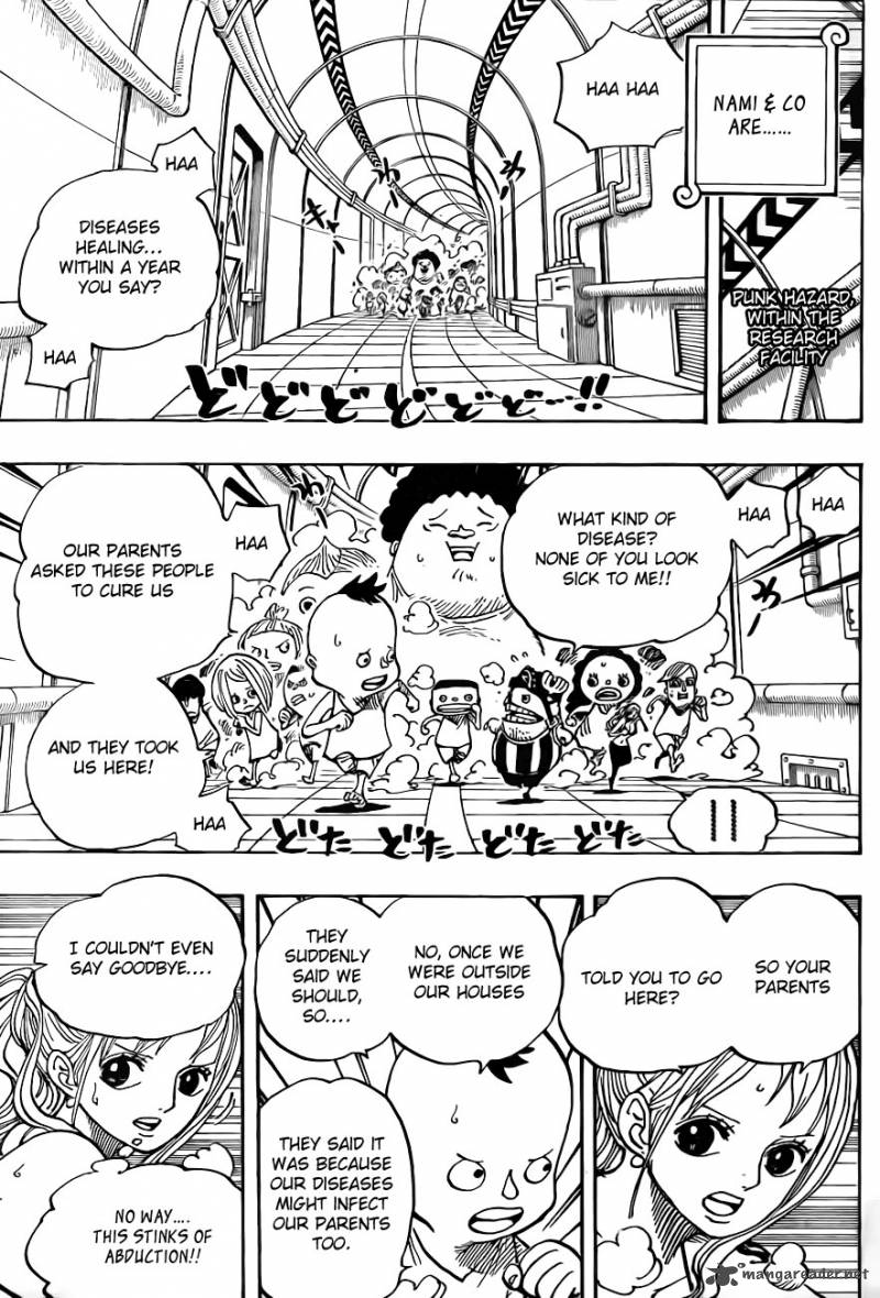 One Piece Chapter 660 - Page 3 in English