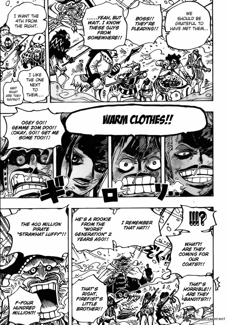 One Piece Chapter 661 - Page 11 in English