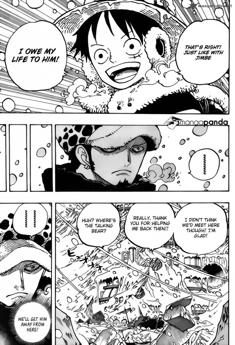 One Piece Chapter 663 - Page 3 in English