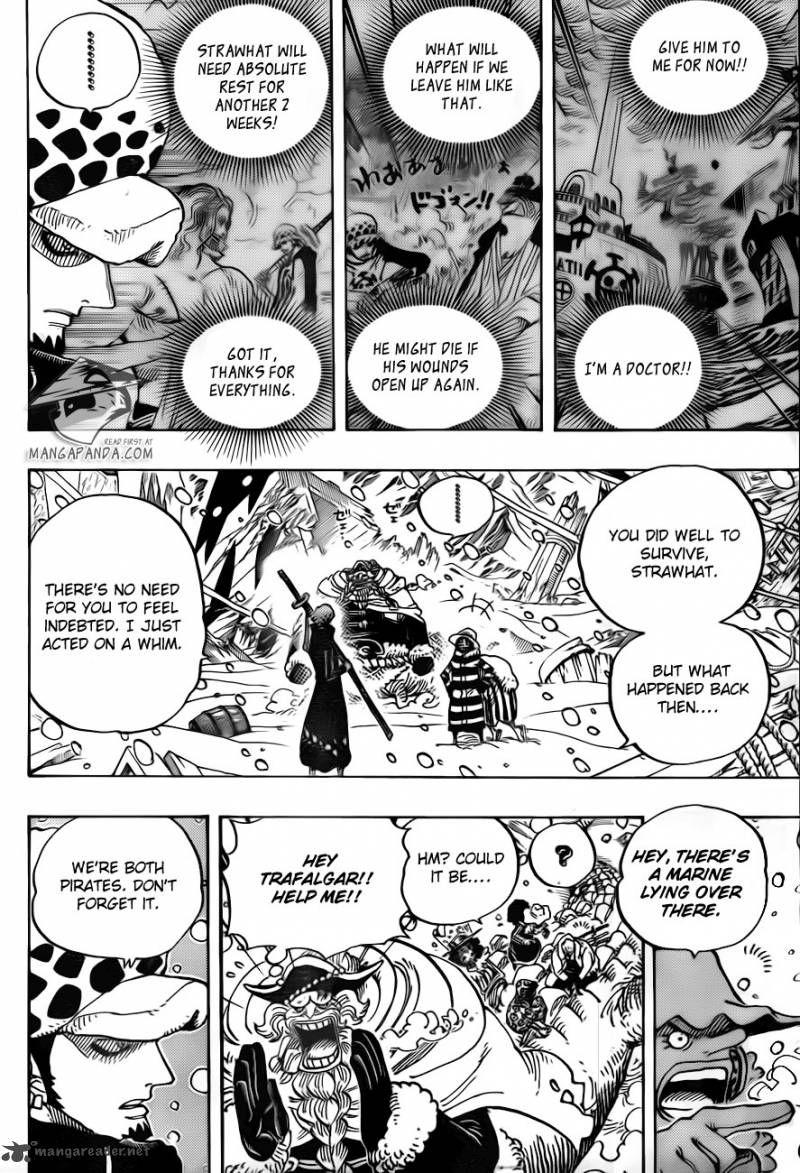 One Piece Chapter 663 - Page 4 in English