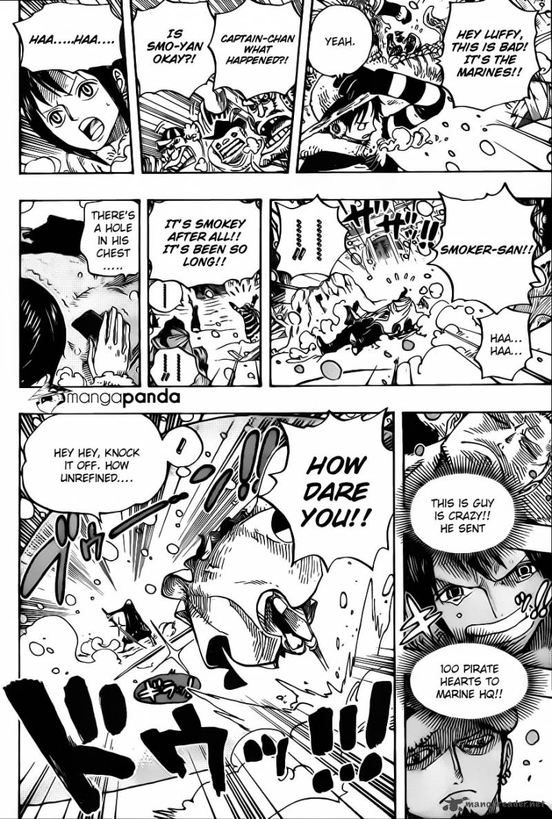 One Piece Chapter 663 - Page 6 in English