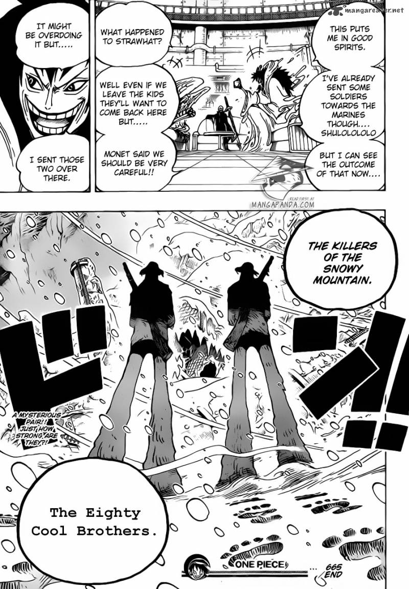 One Piece Chapter 665 - Page 17 in English