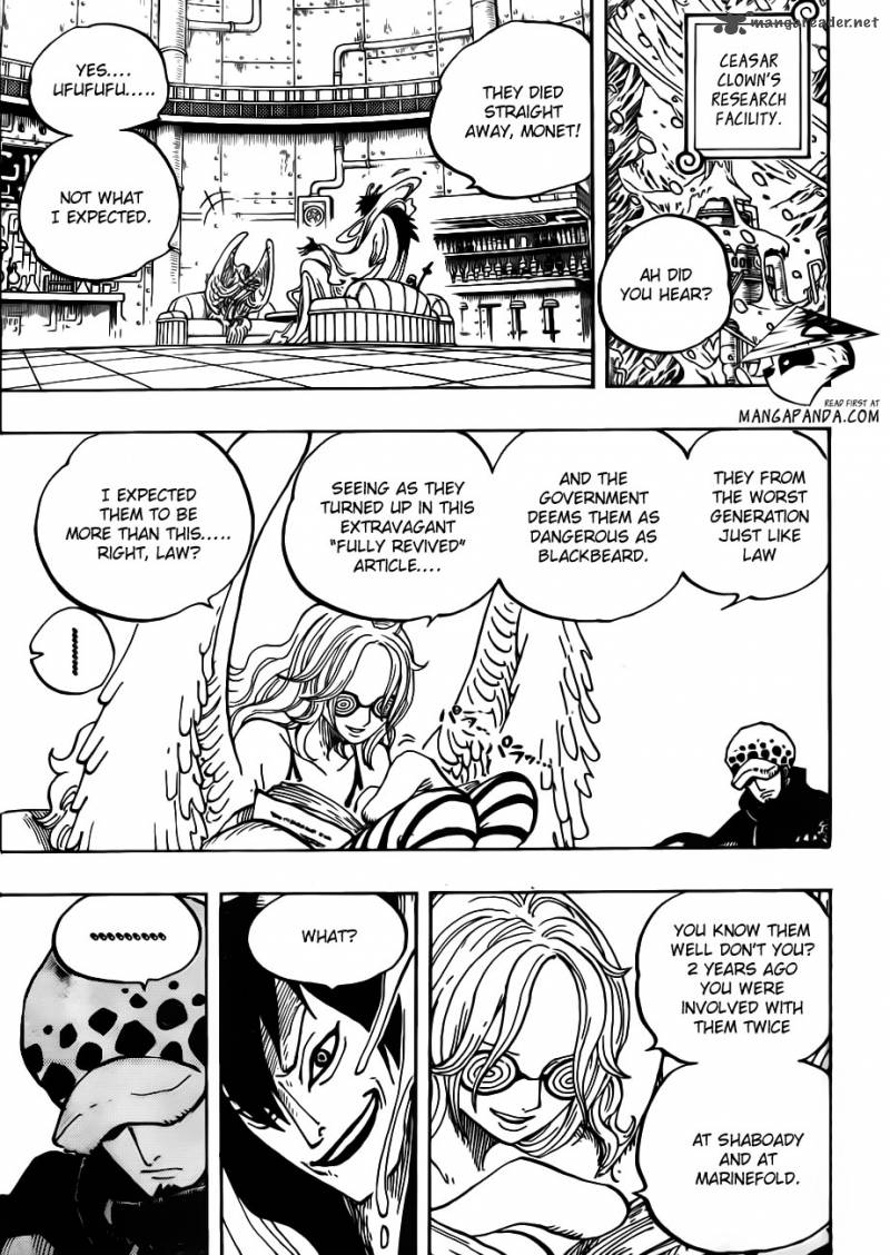 One Piece Chapter 666 - Page 3 in English