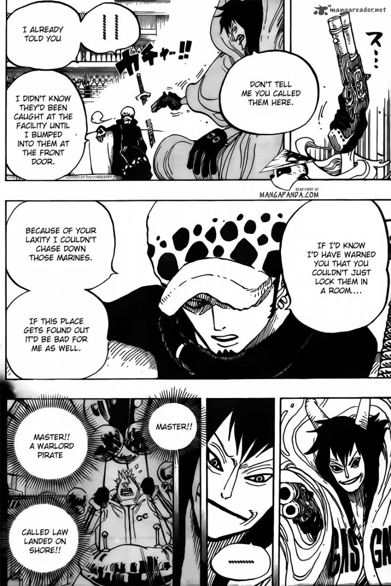 One Piece Chapter 666 - Page 4 in English