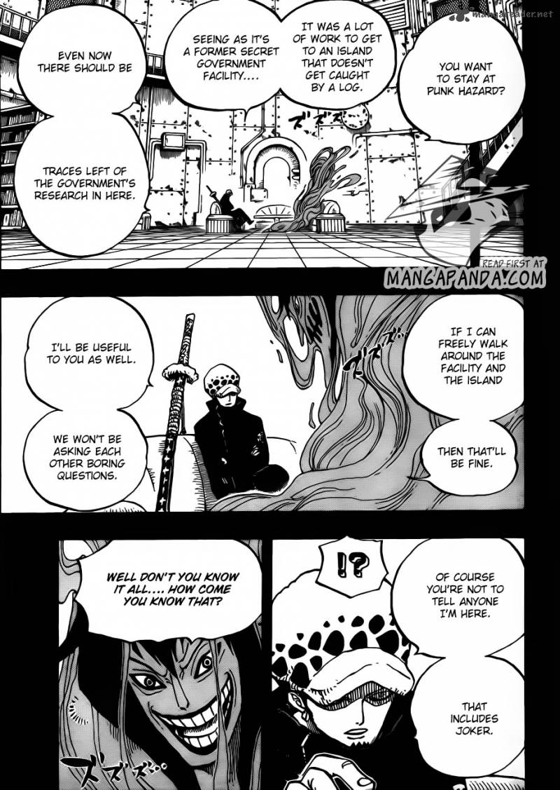 One Piece Chapter 666 - Page 5 in English