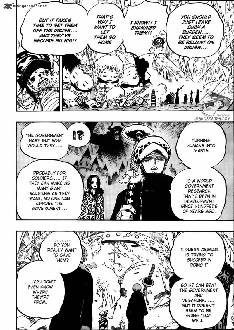 One Piece Chapter 668 - Page 8 in English