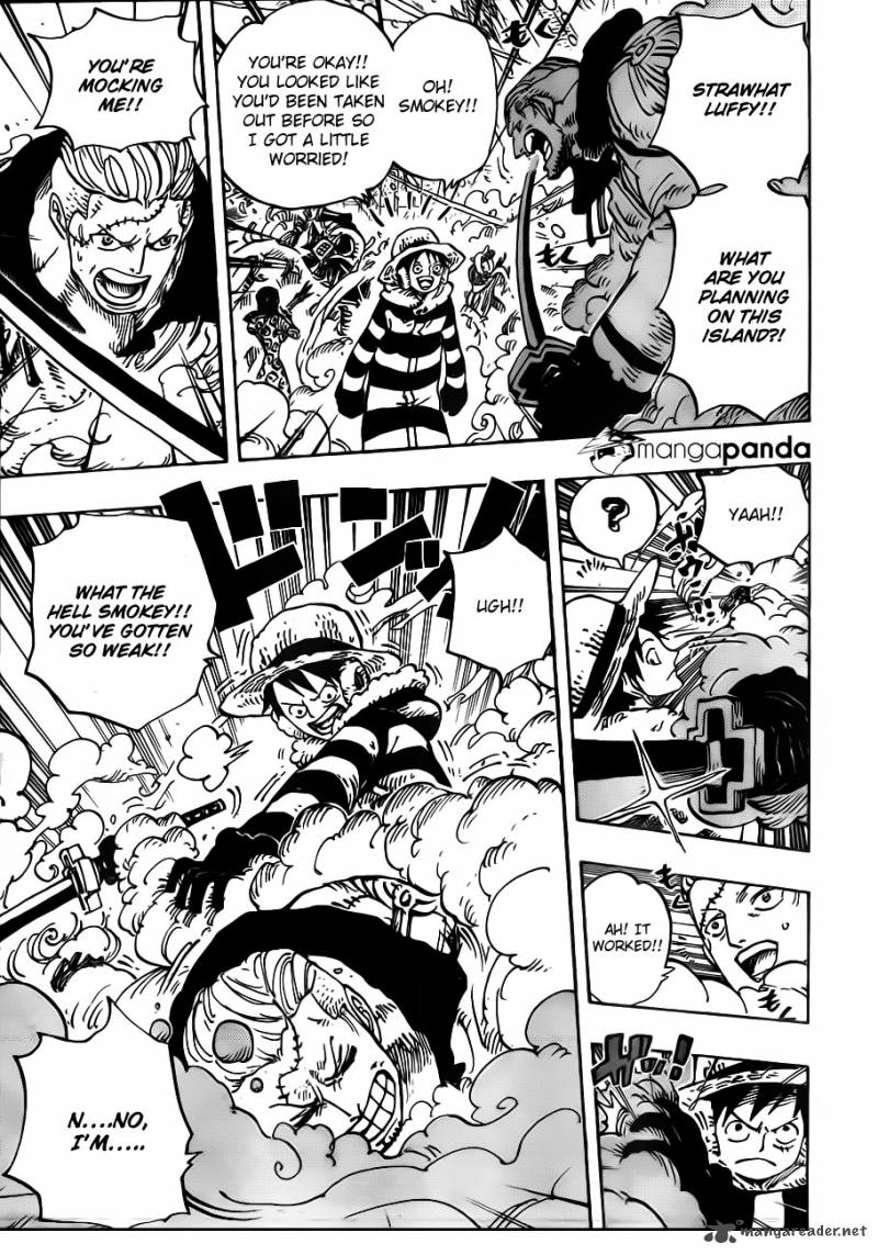One Piece Chapter 670 - Page 3 in English